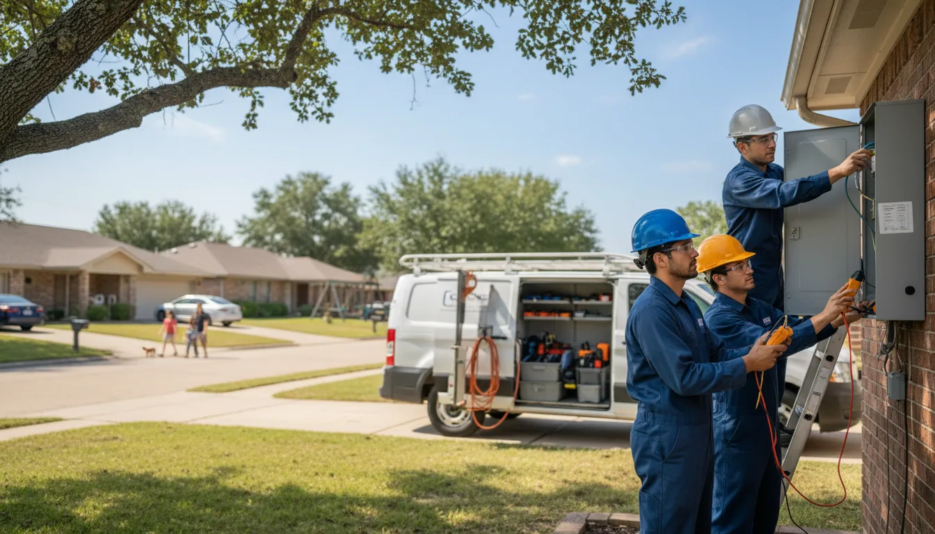 Certified electrician providing emergency electrical services in Woodburn, IA